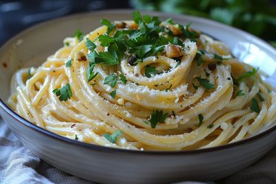 Faites l'expérience des spaghetti aux noix, un plat économique et savoureux