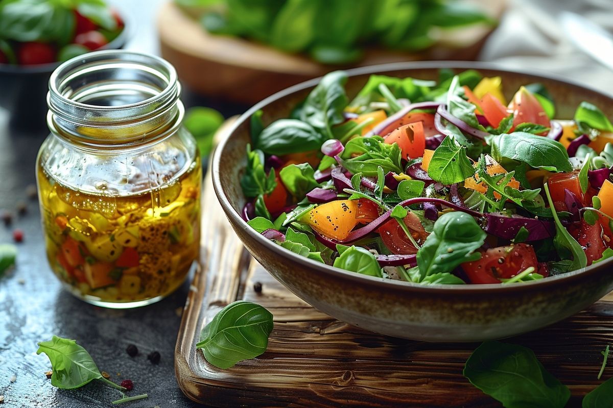 Surprenez vos convives avec une vinaigrette enrichie de deux ingrédients uniques